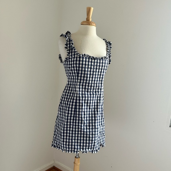 J Crew Gingham mini Dress Brand - Picture 6 of 11